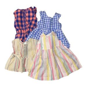 6-9mo Baby Girls Dress and Shirt Bundle